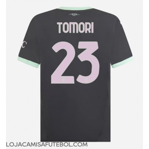 Camisa de Futebol AC Milan Fikayo Tomori #23 Equipamento Alternativo 2024-25 Manga Curta